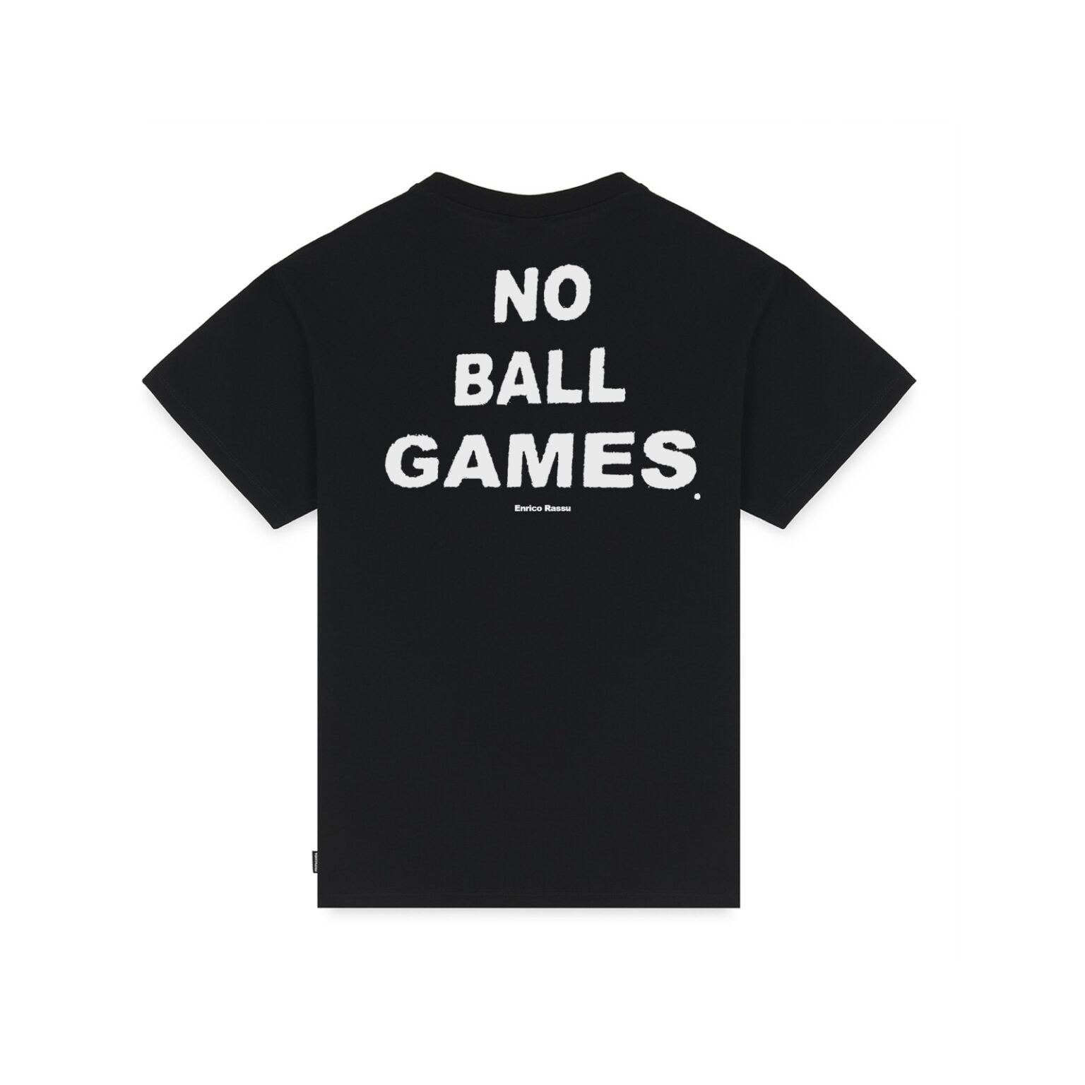 Propaganda X Enrico Rassu “no Ball Games” Tee - Black - Propaganda 