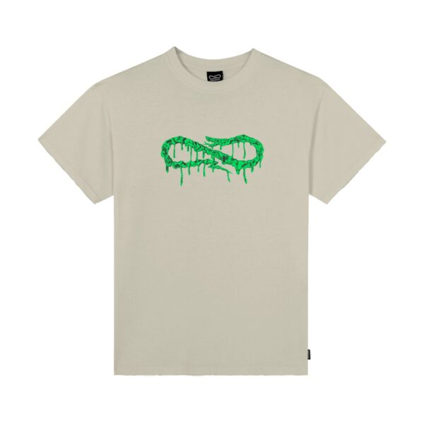 Propaganda Logo Slime T-Shirt – Bone