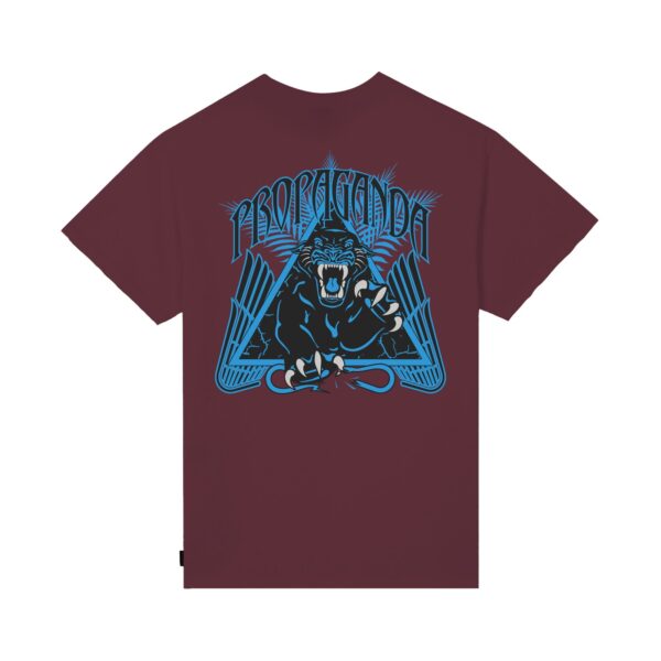 Propaganda Triangle Panther T-Shirt – Garnet