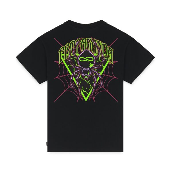 Propaganda Triangle Web T-Shirt – Black